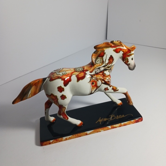 The Trail of Painted Ponies Other - Trail of Painted Ponies 2009 Petroglyph Pony 12290 Signed Lynn Bean